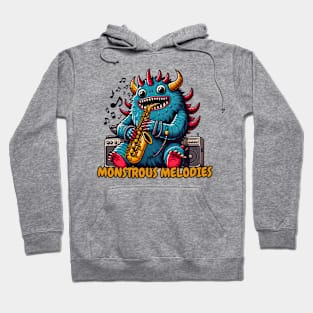 Monster saxophone player Hoodie